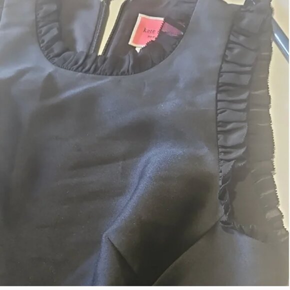 kate spade pearl crystal black mikado dress size 8 like new no tags - Picture 9 of 15